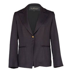 Luxe Charcoal Blazer by Le Réussi®