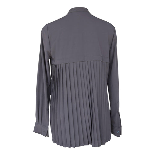 Stylish Pleated Blouse in Black by Le Réussi®