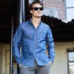 Milano Denim Button Down - Men's by Bridge & Boro