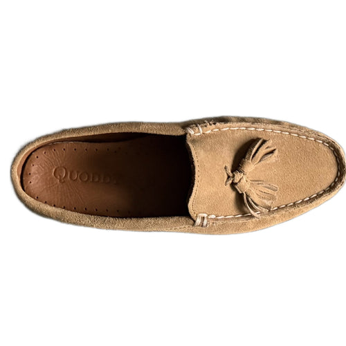 In Stock Women's Moxie Mule: Mushroom Suede