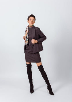Luxe Charcoal Blazer by Le Réussi®