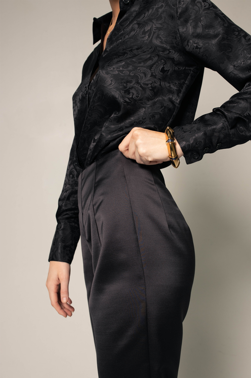 Women's Trousers Pleated Pants by Le Réussi®