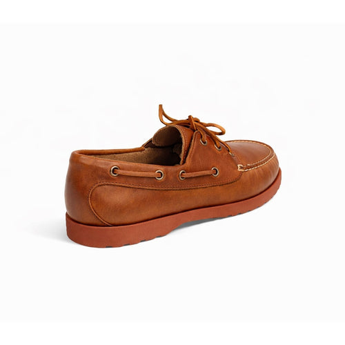 In Stock Men’s Quoddy Head Boat Shoe CL: Whiskey