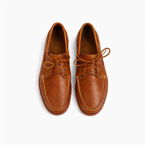In Stock Men’s Quoddy Head Boat Shoe CL: Whiskey