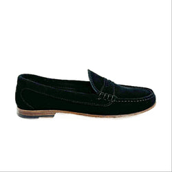 KKB Penny Loafer: Black Suede by Quoddy.com