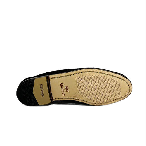 KKB Penny Loafer: Black Suede by Quoddy.com