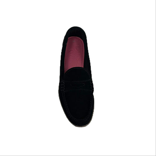 KKB Penny Loafer: Black Suede by Quoddy.com