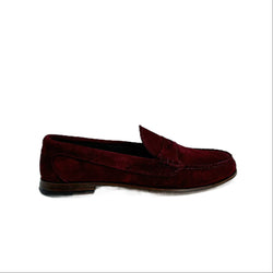 KKB Penny Loafer: Burgundy Suede by Quoddy.com