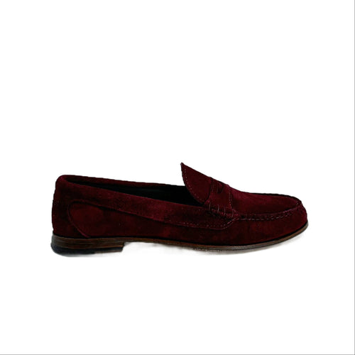 KKB Penny Loafer: Burgundy Suede by Quoddy.com