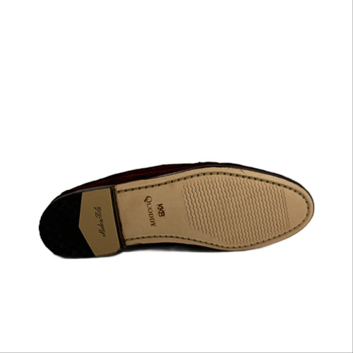 KKB Penny Loafer: Burgundy Suede by Quoddy.com