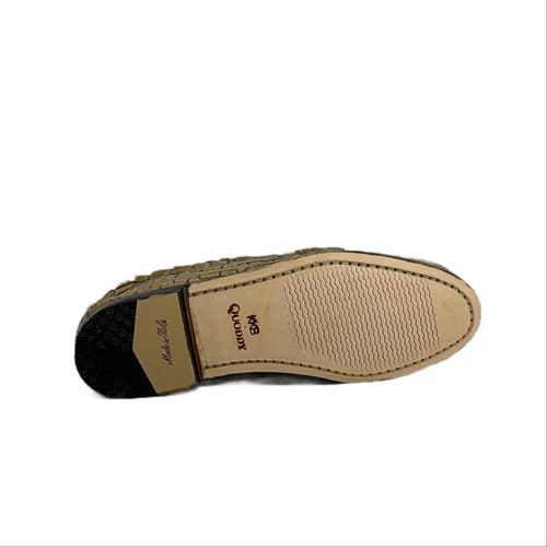 KKB Penny Loafer: Gold Hair-On Leather by Quoddy.com