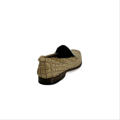 KKB Penny Loafer: Gold Hair-On Leather by Quoddy.com