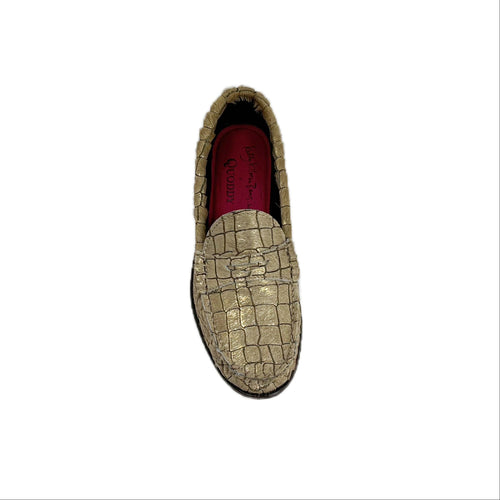 KKB Penny Loafer: Gold Hair-On Leather by Quoddy.com