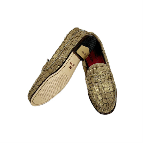 KKB Penny Loafer: Gold Hair-On Leather by Quoddy.com