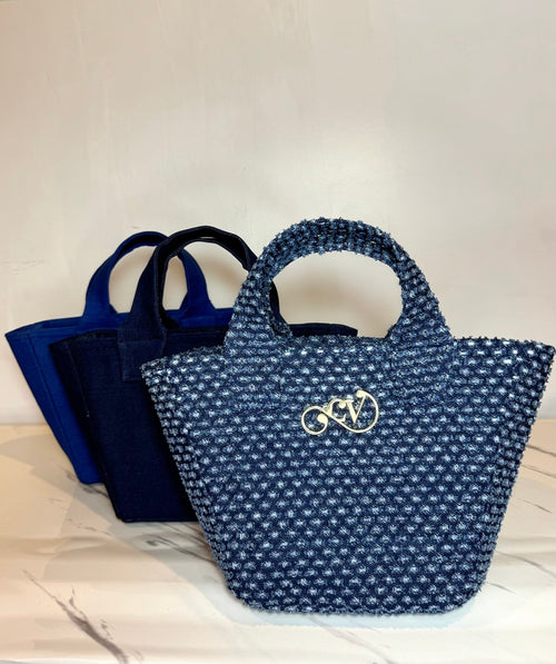Joan Mini Jammer Denim by Lenese Calleea The Brand.