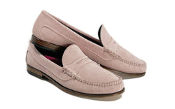 KKB Penny Loafer:  Pink Suede by Quoddy.com