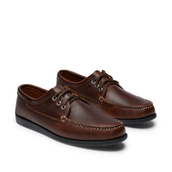 In Stock Men’s Blucher Shoe: Brown by Quoddy.com