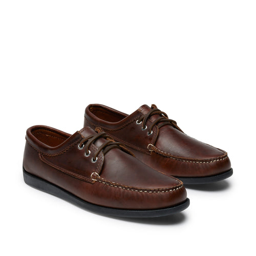 In Stock Men’s Blucher Shoe: Brown by Quoddy.com