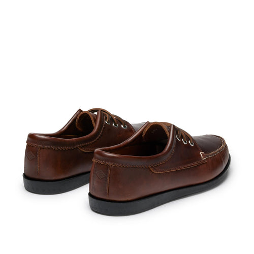 In Stock Men’s Blucher Shoe: Brown by Quoddy.com
