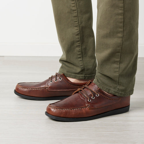 In Stock Men’s Blucher Shoe: Brown by Quoddy.com