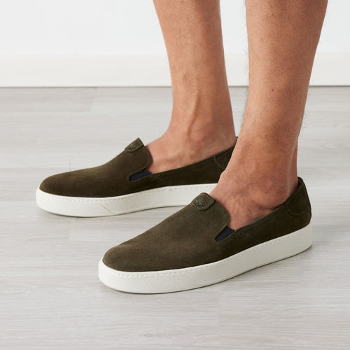Bobby Slip On Hunter Green by Quoddy.com