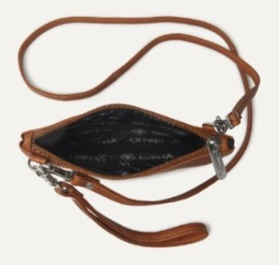Stadium Clutch Cross Body - Tan by Quoddy.com