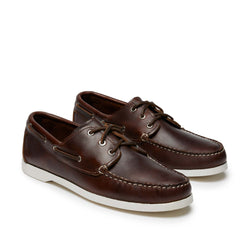 In Stock Men’s Quoddy Head Boat Shoe: Brown