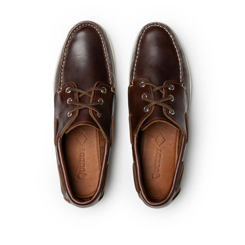 In Stock Men’s Quoddy Head Boat Shoe: Brown
