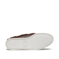 LE Men’s Canoe Shoe: Brown Pebble Boat Sole by Quoddy.com
