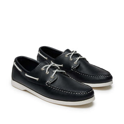 In Stock Men’s Quoddy Head Boat Shoe: Navy