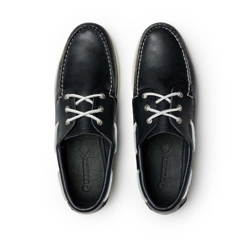In Stock Men’s Quoddy Head Boat Shoe: Navy