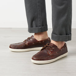 In Stock Men’s Runabout Shoe: Brown by Quoddy.com