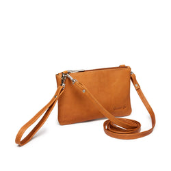 Stadium Clutch Cross Body - Tan by Quoddy.com