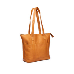Large Multi-Pocket Tote - Tan by Quoddy.com
