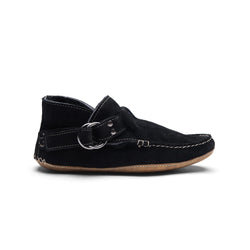 KKB Original Ring Boot - Black Suede Shearling Lined by Quoddy.com