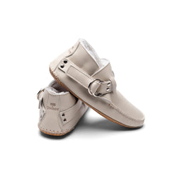 KKB Original Ring Boot - Winter White Leather Shearling Lined by Quoddy.com