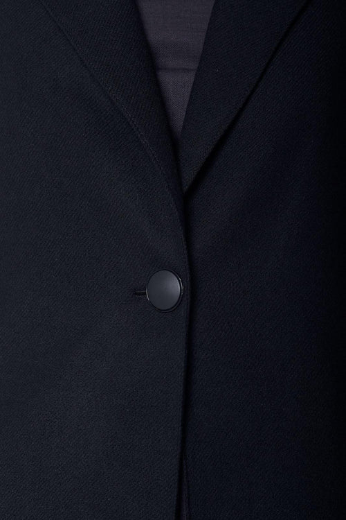 Worsted Flannel Long Trench Coat by Le Réussi®