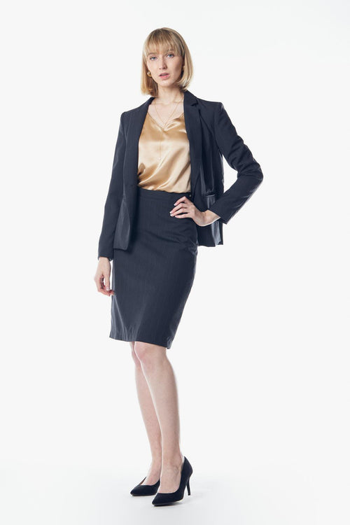 Tailoring Dark Grey Blazer by Le Réussi®