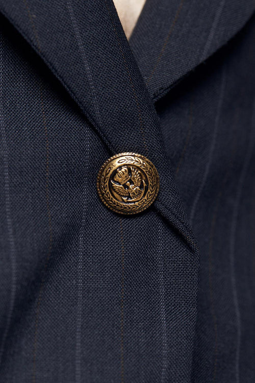 Shawl-Lapels Single-Breasted Blazer by Le Réussi®