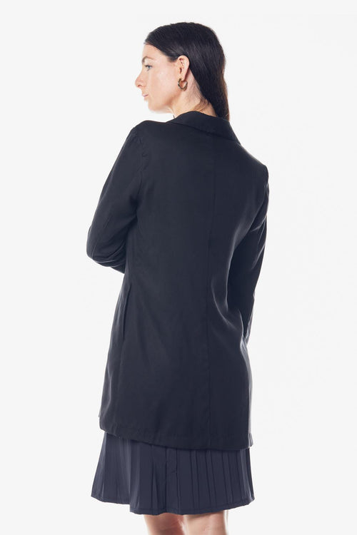 The Grace Long Blazer Dress in Black by Le Réussi®