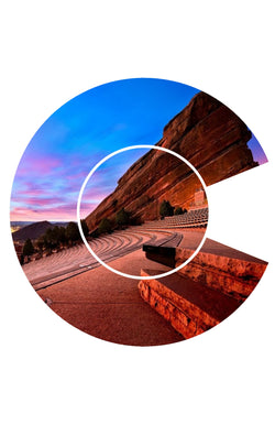Red Rocks Unisex Shirt by Colorado Threads Clothing