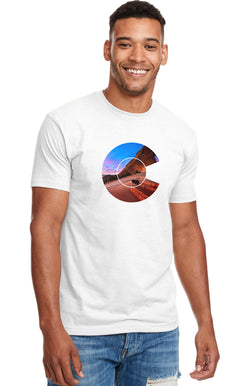Red Rocks Unisex Shirt by Colorado Threads Clothing