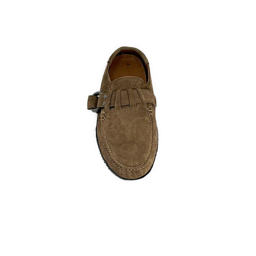 LE Men’s Ring Mule: Mushroom Suede by Quoddy.com