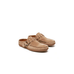 In Stock Men’s Ring Mule: Mushroom Suede