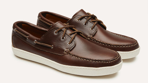 In Stock Men’s Runabout Shoe: Brown by Quoddy.com