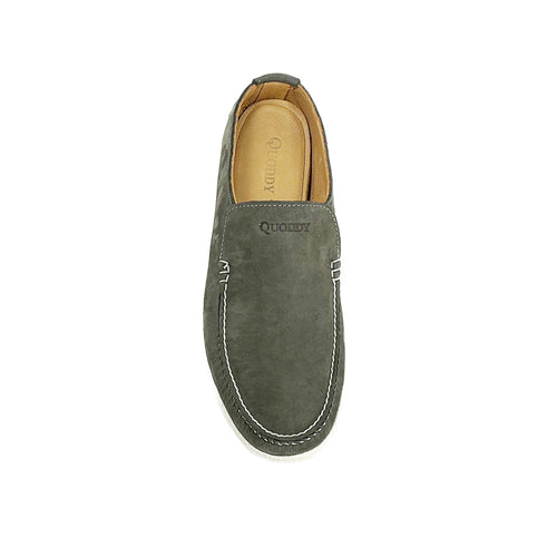 Men's LE Skiff: Granite Nubuck by Quoddy.com