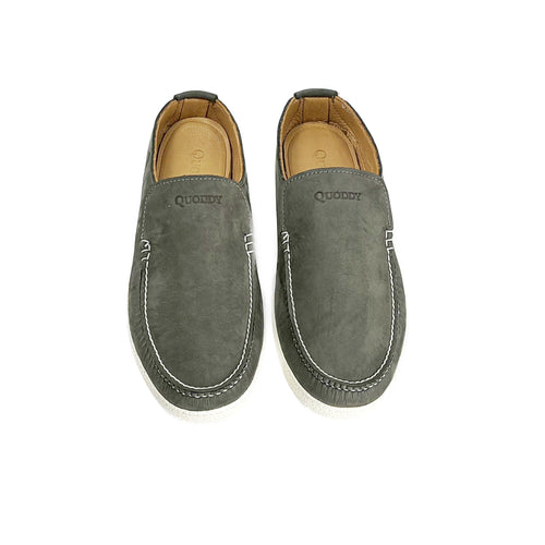 Men's LE Skiff: Granite Nubuck by Quoddy.com