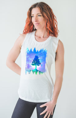 Colorado Tree Life Blue by Colorado Threads Clothing
