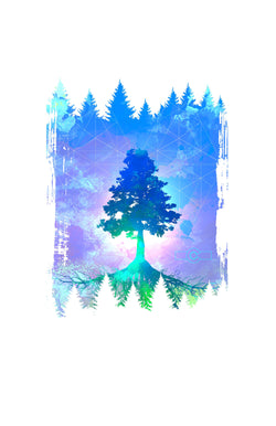 Colorado Tree Life Blue by Colorado Threads Clothing