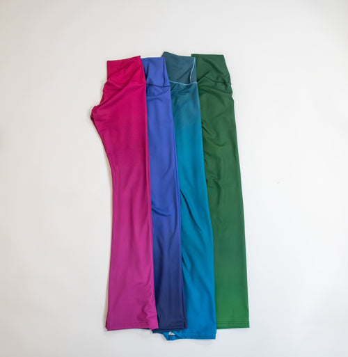 Purple Amethyst Jewel Flare Pants
